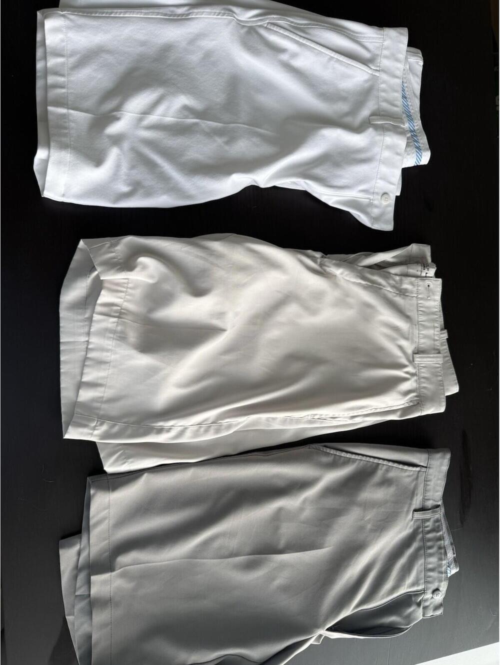 Lot of 3 golf shorts - 2 Footjoy and 1 Nike